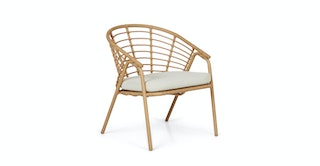 Dalarna Dravite Ivory Lounge Chair